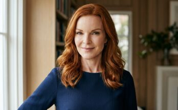 Marcia Cross, American actress known for Desperate Housewives and Melrose Place, professional portrait