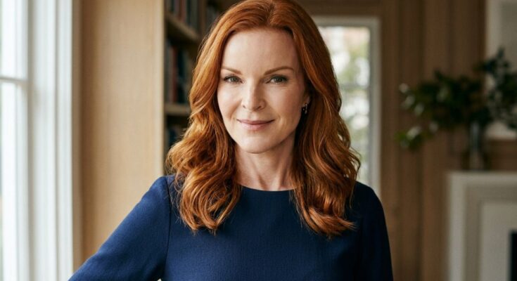 Marcia Cross, American actress known for Desperate Housewives and Melrose Place, professional portrait