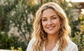 Kate Hudson, actress and Fabletics co-founder, professional portrait highlighting her career and entrepreneurial success