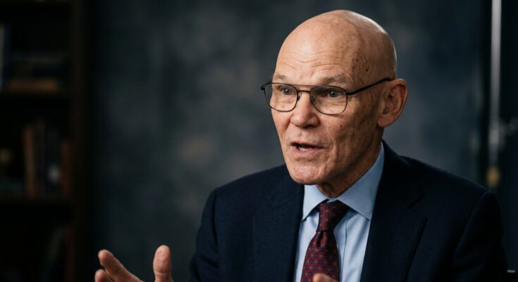 James Carville political strategist portrait for net worth and biography profile