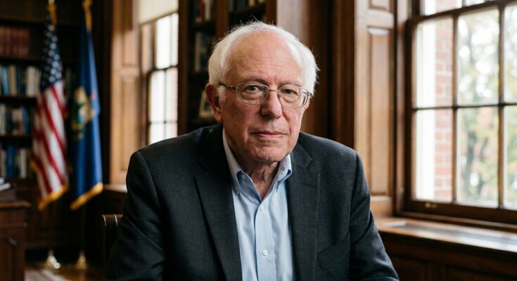 Bernie Sanders estimated net worth portrait 2026